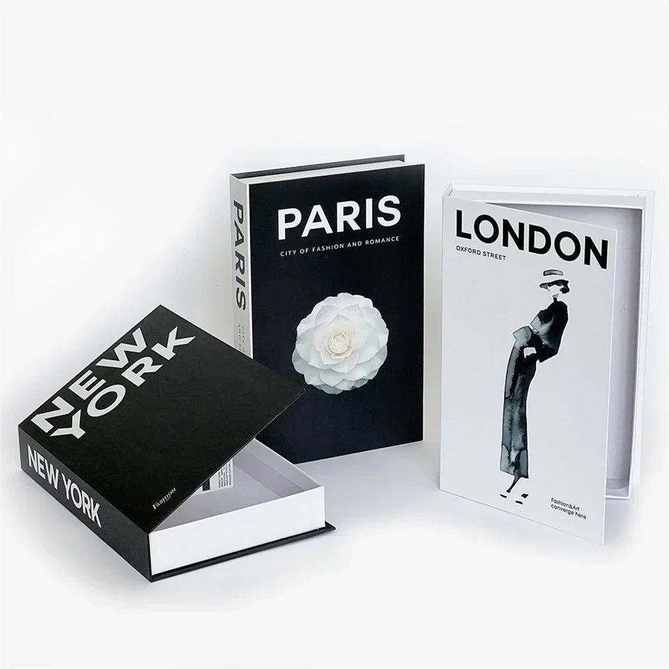 Decorative Books with Stylish Hidden Storage - Lattea Global