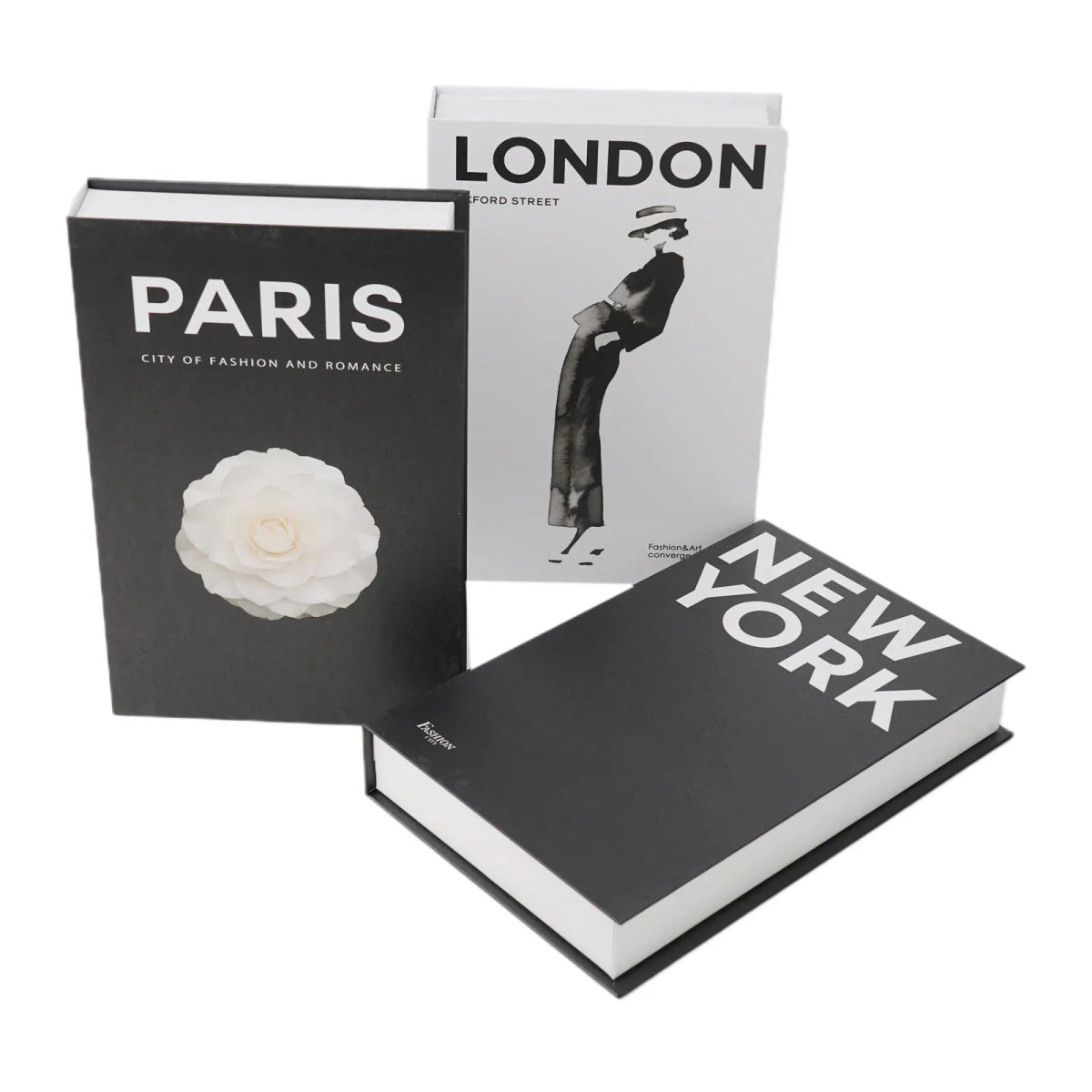 Decorative Books with Stylish Hidden Storage - Lattea Global