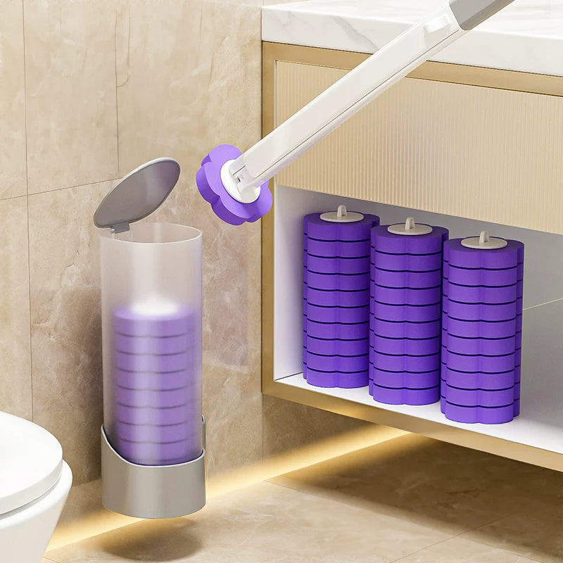 Disposable Scrub Toilet Brush – Hygienic & Effortless Cleaning