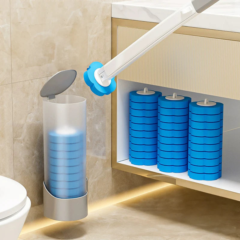 Disposable Scrub Toilet Brush – Hygienic & Effortless Cleaning