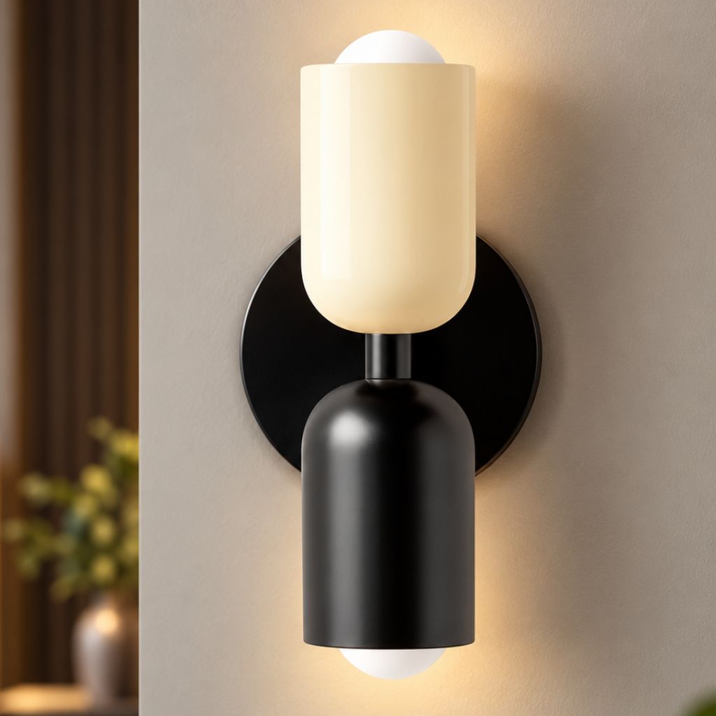 Double-Head Iron LED Wall Light – Up & Down