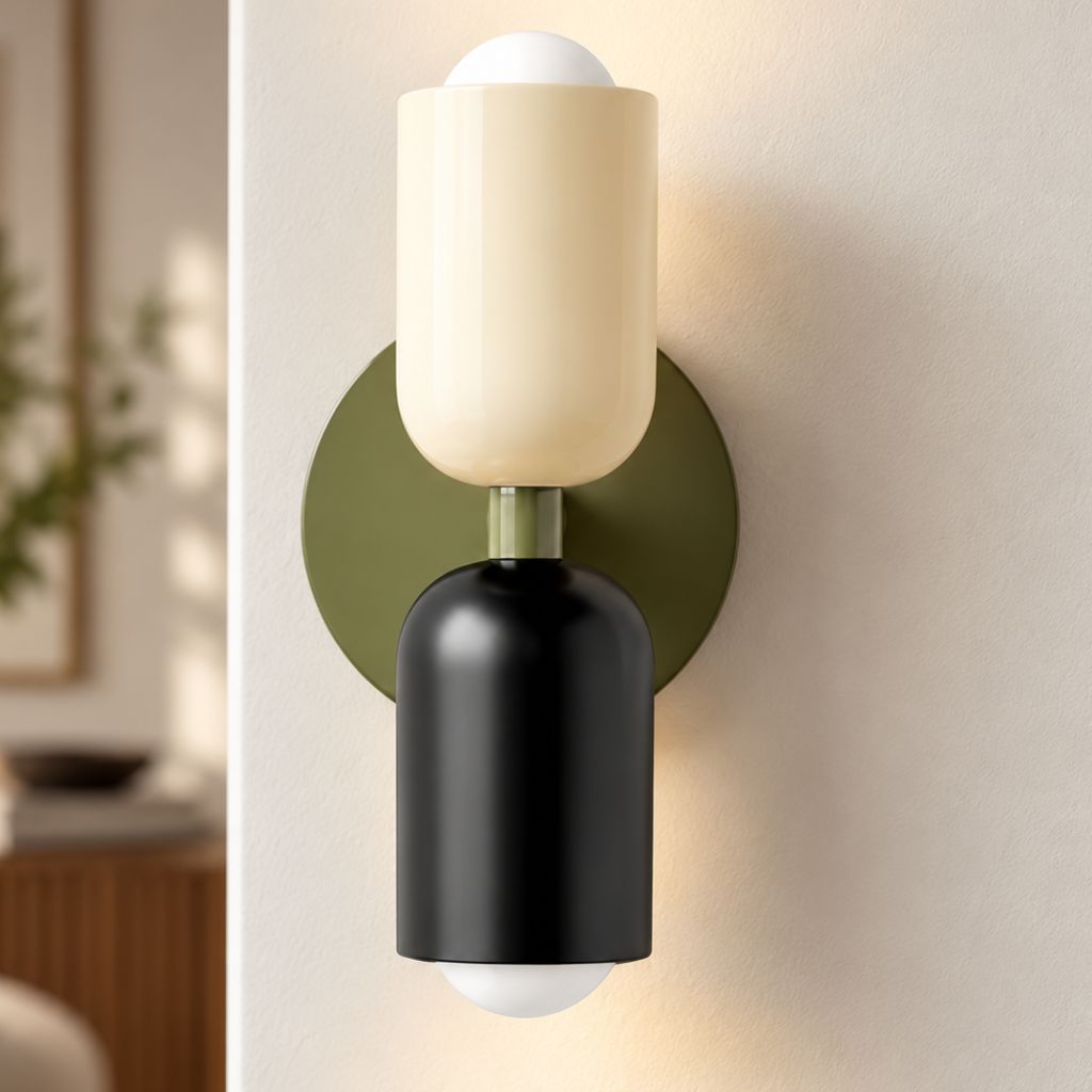 Double-Head Iron LED Wall Light – Up & Down