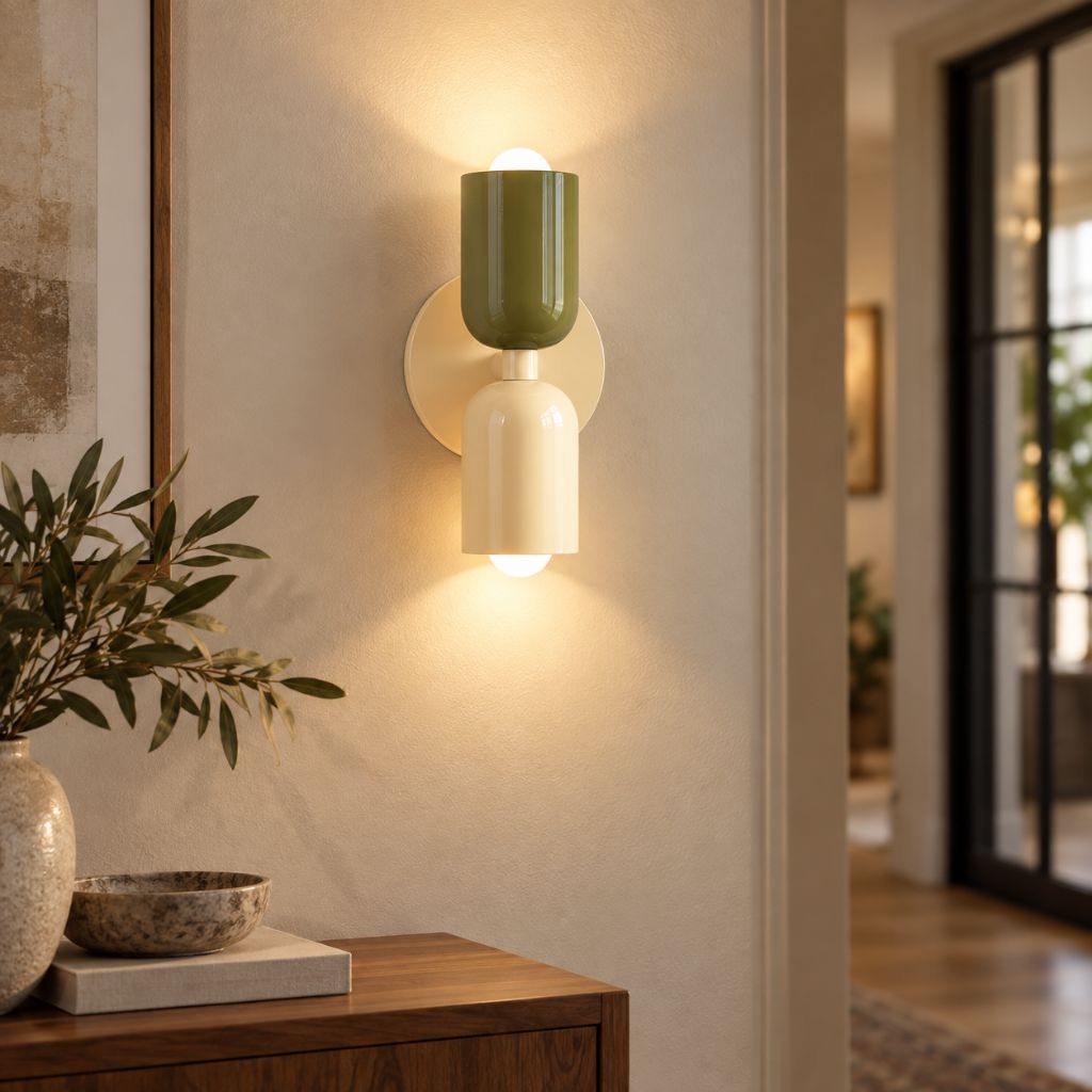 Double-Head Iron LED Wall Light – Up & Down