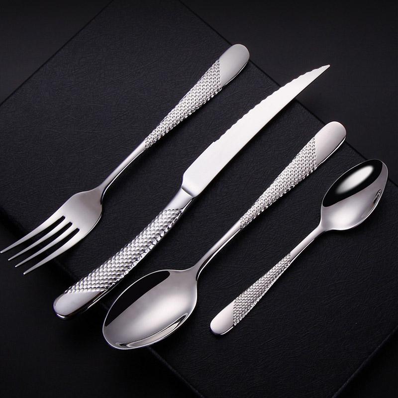 Drillan Cutlery Set with Luxury Textured Design - Lattea Global
