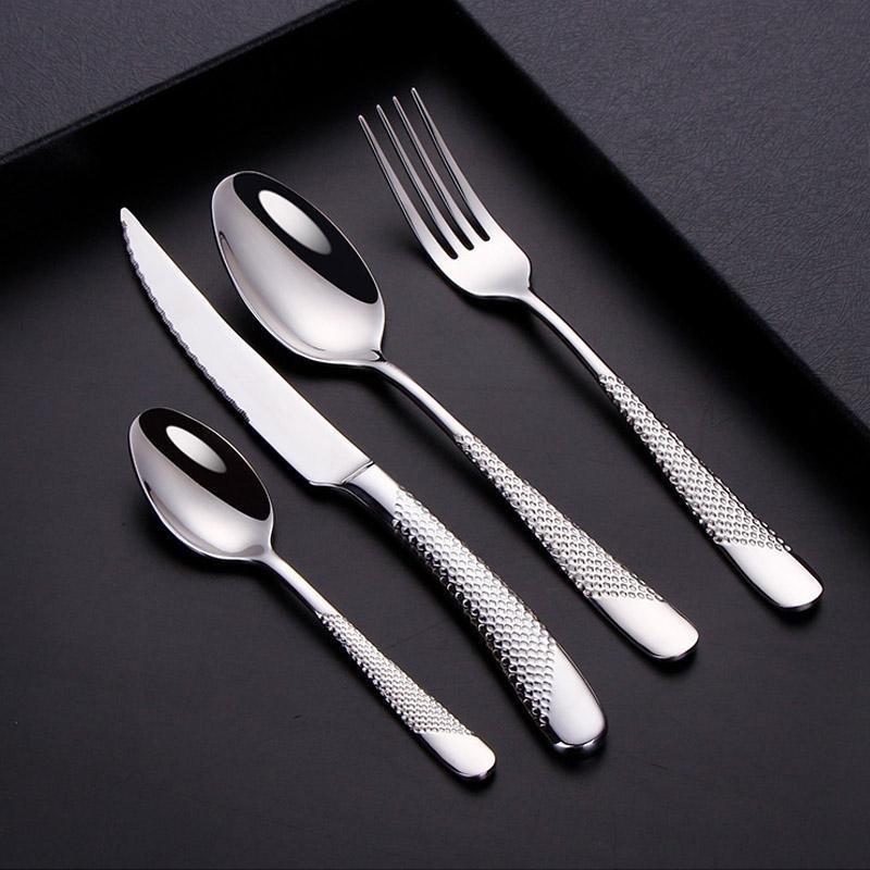 Drillan Cutlery Set – 304 Stainless Steel Luxury Textured Design