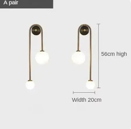 Dual - Globe LED Wall Sconce - Lattea Global