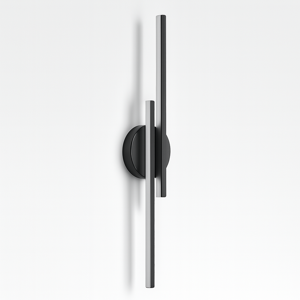 Dual Light Wall Sconce for Interior Spaces