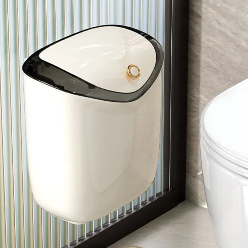 Dual-Mount Trash Bin for Kitchen and Bathroom Lattea