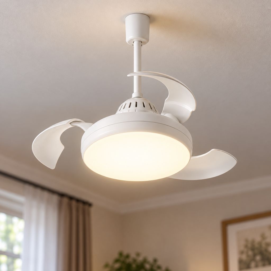 E27 LED Ceiling Fan Light with Remote Control and Timer