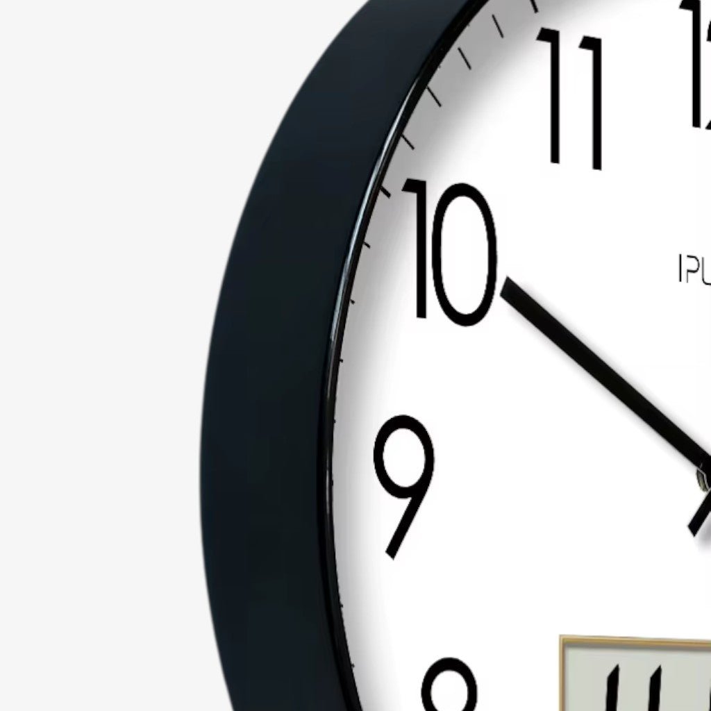 EcoDial Smart Wall Clock with Thermometer - Lattea Global