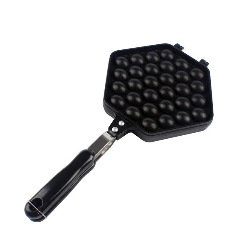 Egg Bubble Cake Pan – Cast Aluminum Nonstick Perfect for Crispy Waffles