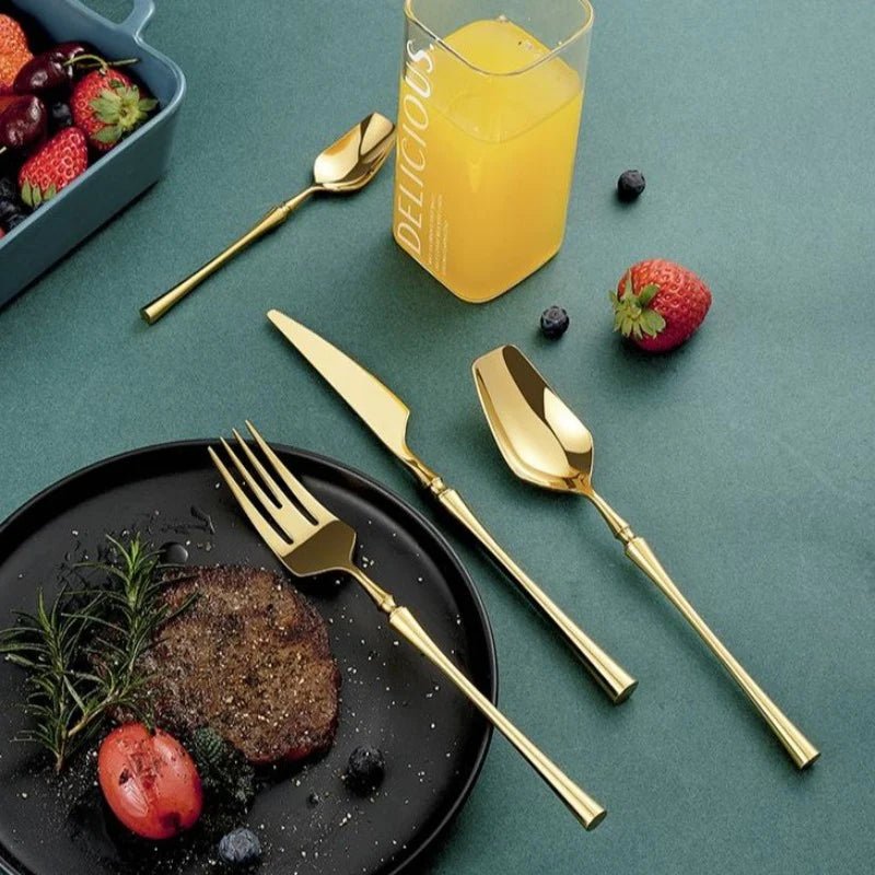Egyptian - Inspired Cutlery Set – Elegant & Durable Dining - Lattea Global