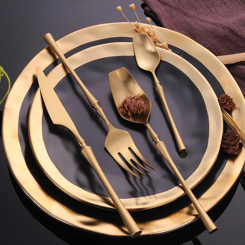 Egyptian-Inspired Cutlery Set – Elegant & Durable Dining