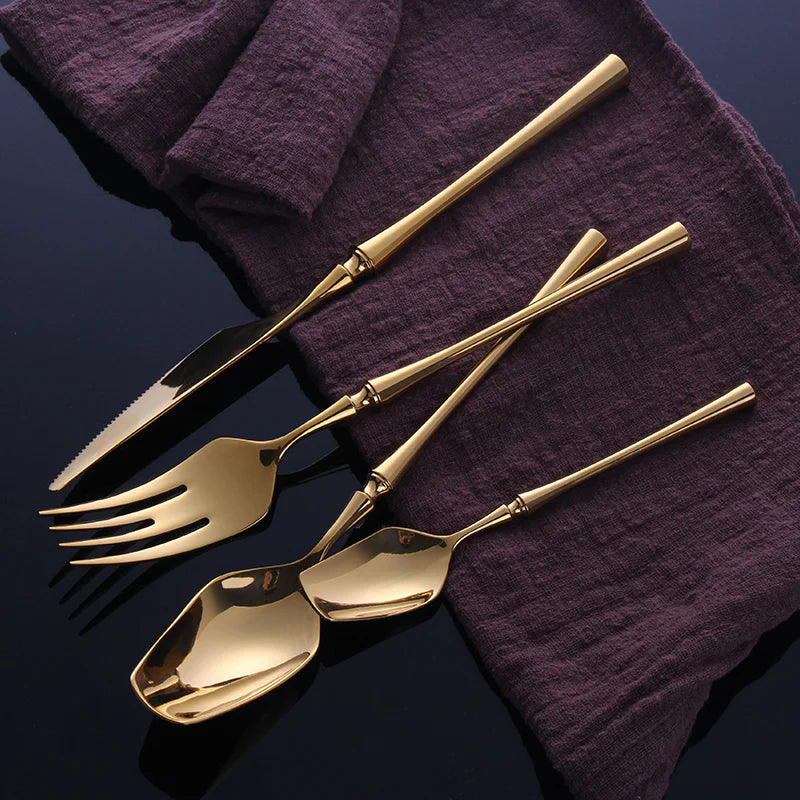 Egyptian-Inspired Cutlery Set – Elegant & Durable Dining