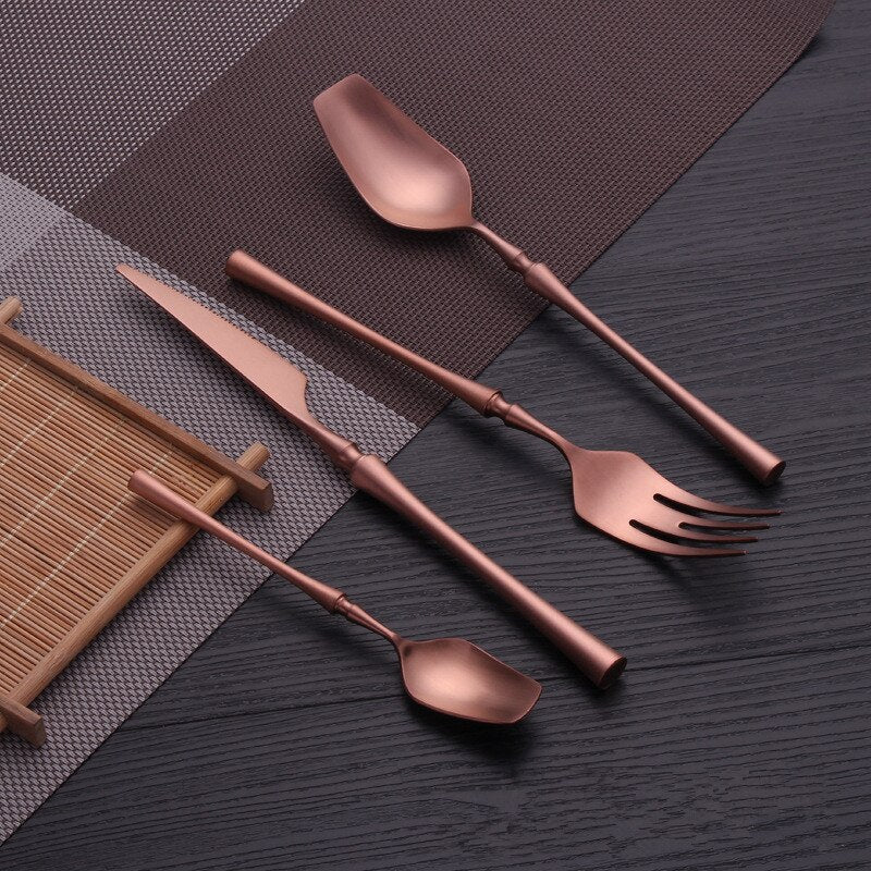 Egyptian-Inspired Cutlery Set – Elegant & Durable Dining