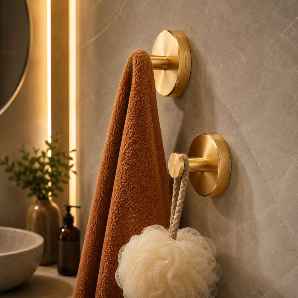 Elevated Suction Wall Hooks | 4-Pack - No-Drill
