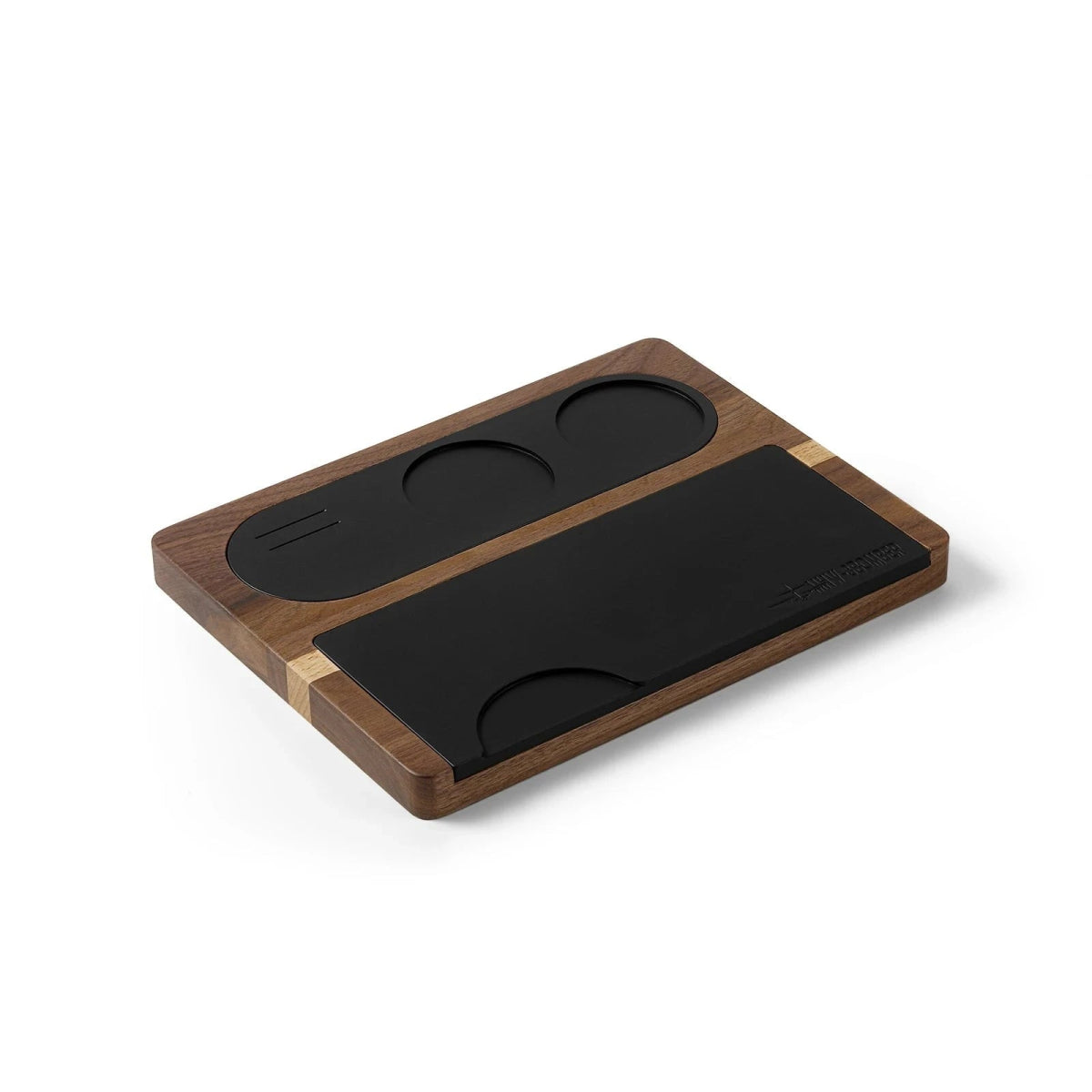 Espresso Tamping Station - Wood with Silicone Pad - Lattea Global