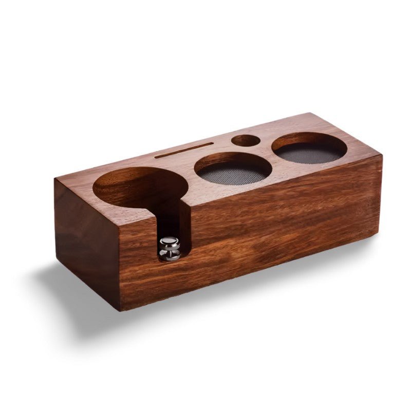 Espresso Tamping Station - Wooden Portafilter Holder - Lattea Global