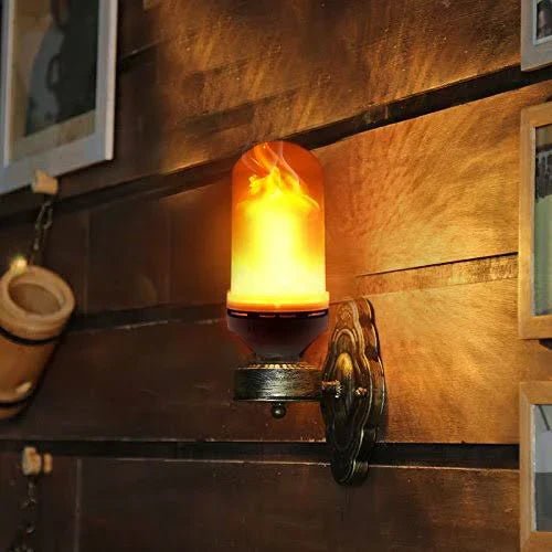 EternalFlame Outdoor Flame Lamp - Realistic Flickering Light - Lattea Global