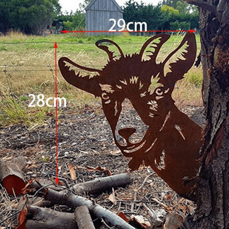 Farm Animal Metal Art - Lattea Global