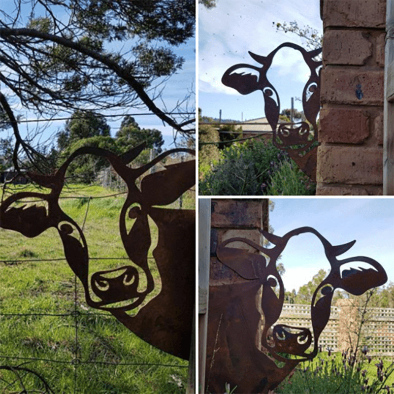 Farm Animal Metal Art - Lattea Global