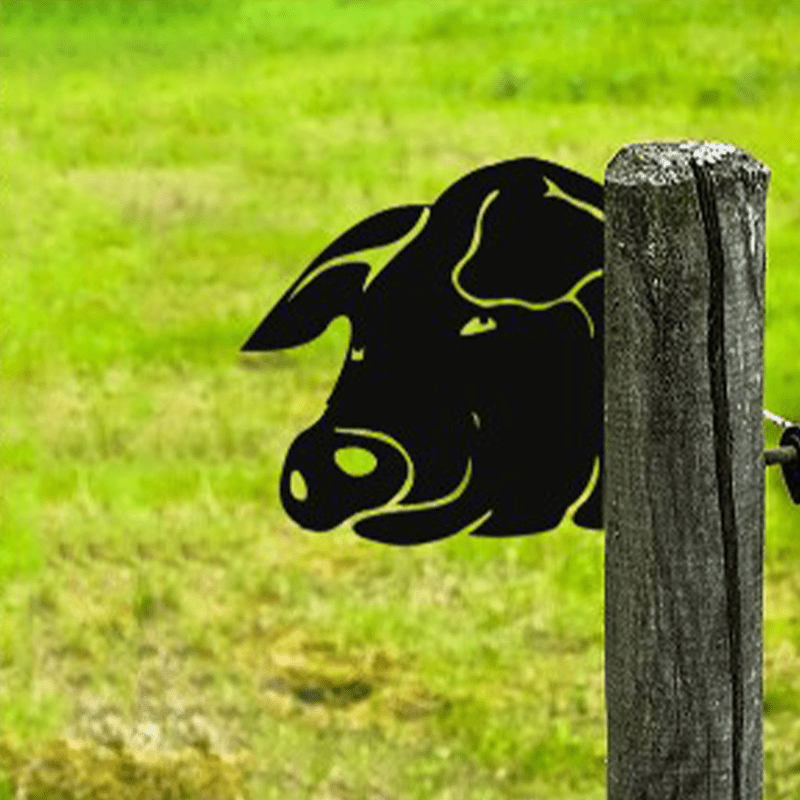 Farm Animal Metal Art - Lattea Global