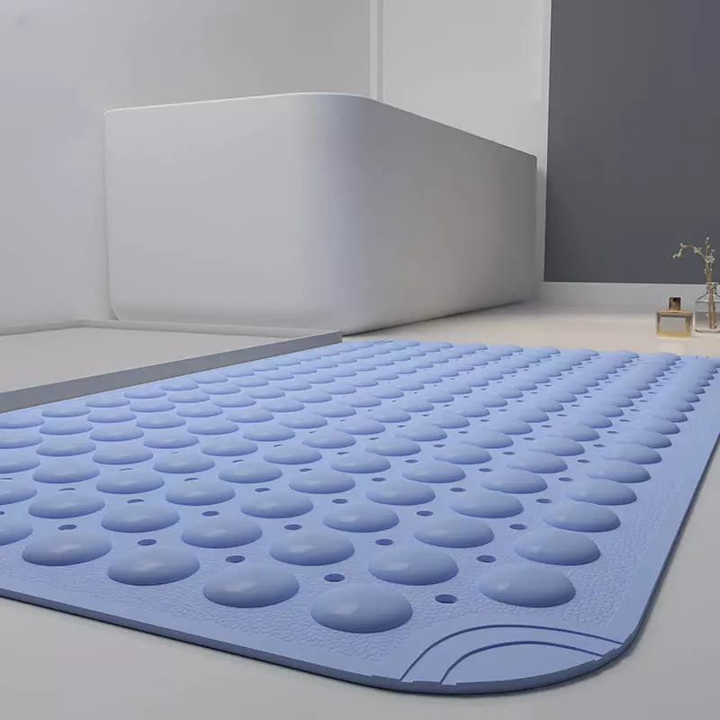 safety suction cups mat, quick-dry bath mat, non-slip bath mat, modern bath decor, large bathroom mat, eco-friendly PVC mat, easy clean bath mat, durable bath mat, bathroom safety mat, anti-fall bathroom mat,