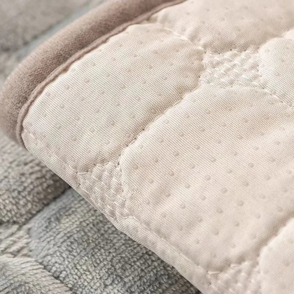Flannel sofa cushion cover non-slip thickened plush - view 7