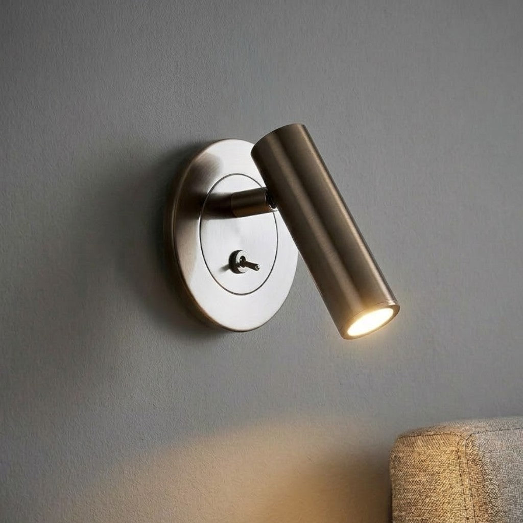FlexiLight Adjustable Wall Reading Lamp with Switch
