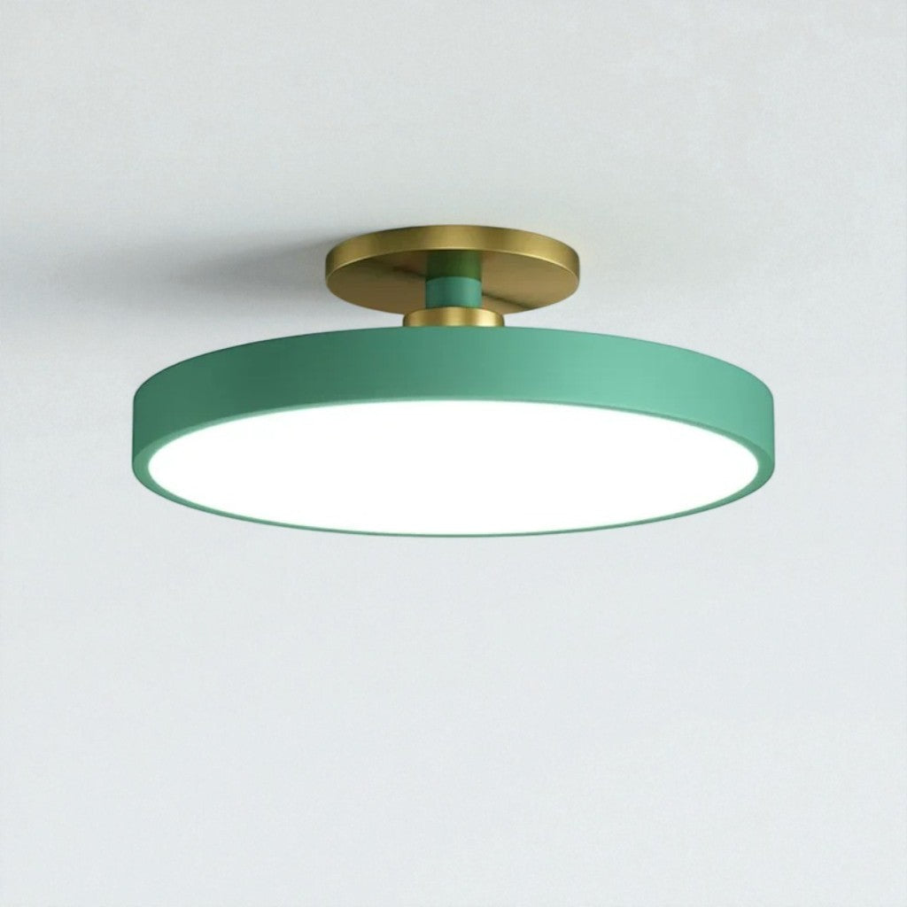 Flush Mount Ceiling Light Fixture with Nordic Round Design