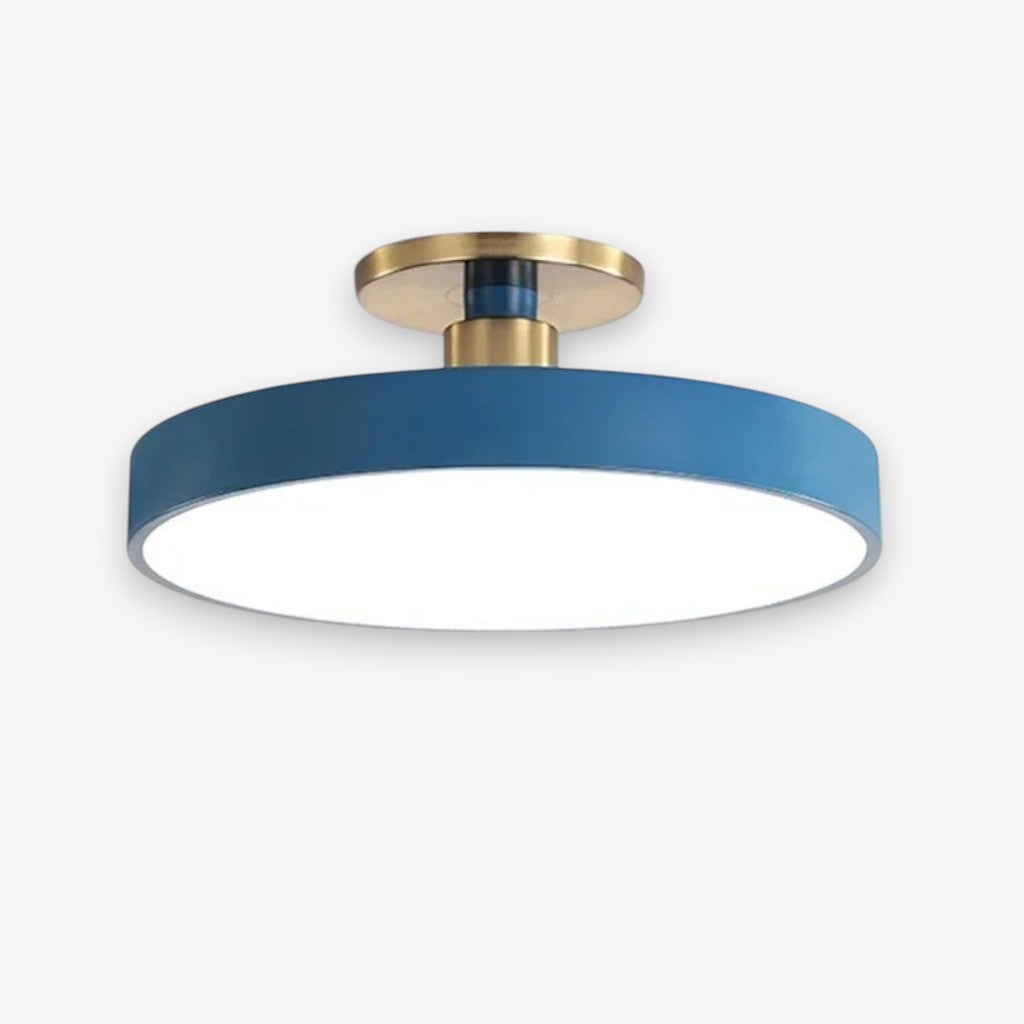 Flush Mount Ceiling Light Fixture with Nordic Round Design