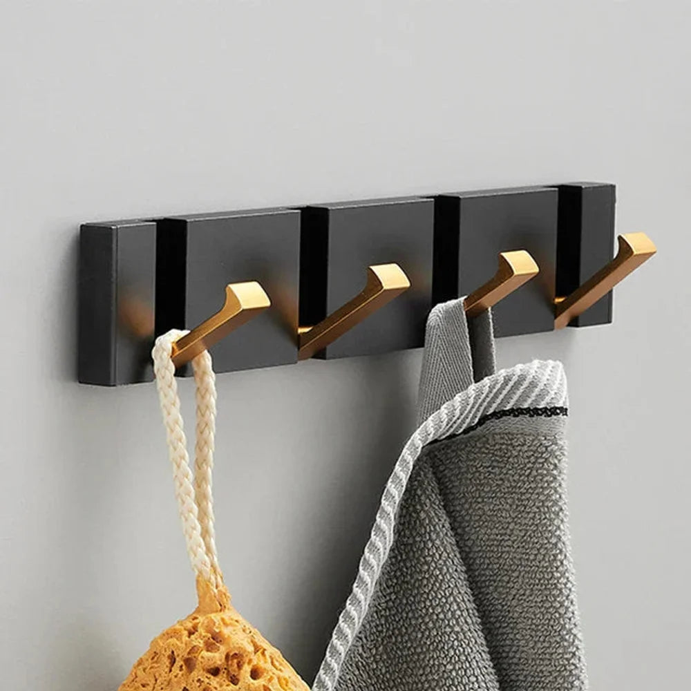 Foldable wall hook minimalist stainless steel 2 to 6 hooks – view 11