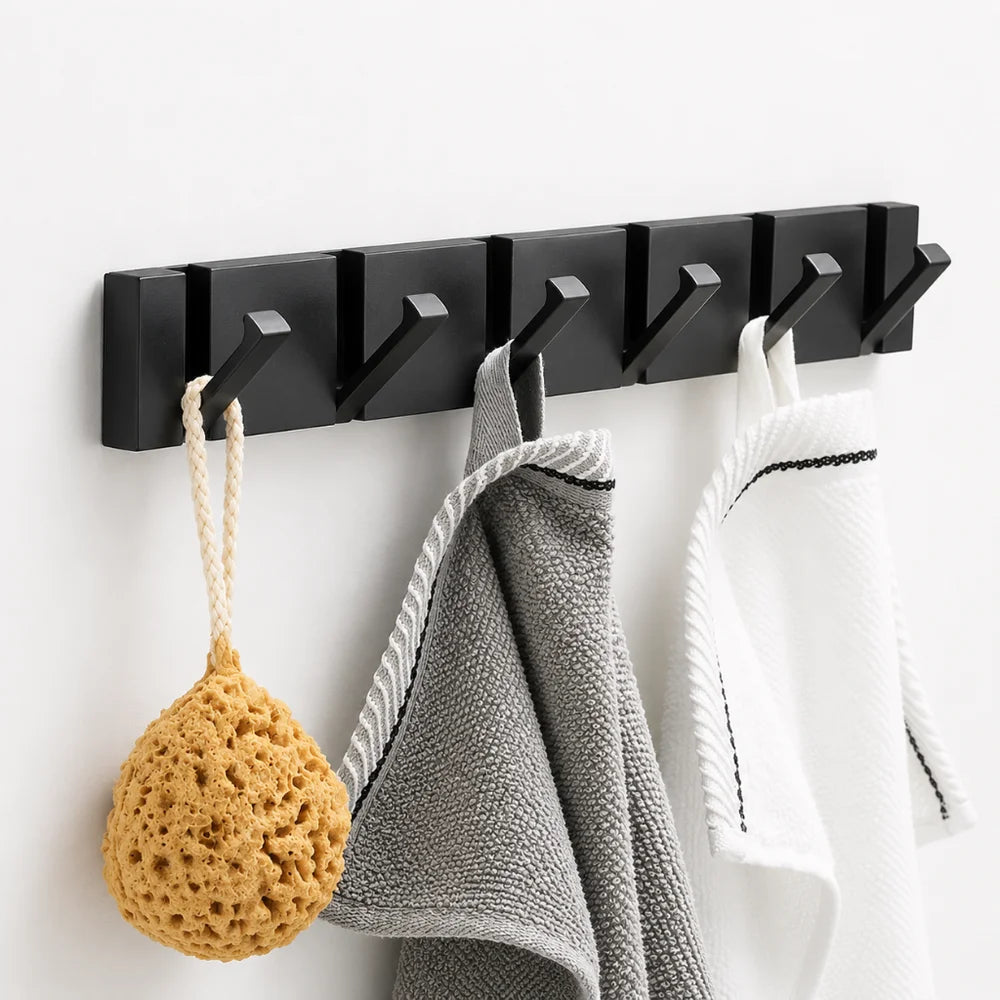 Foldable wall hook minimalist stainless steel 2 to 6 hooks – view 17