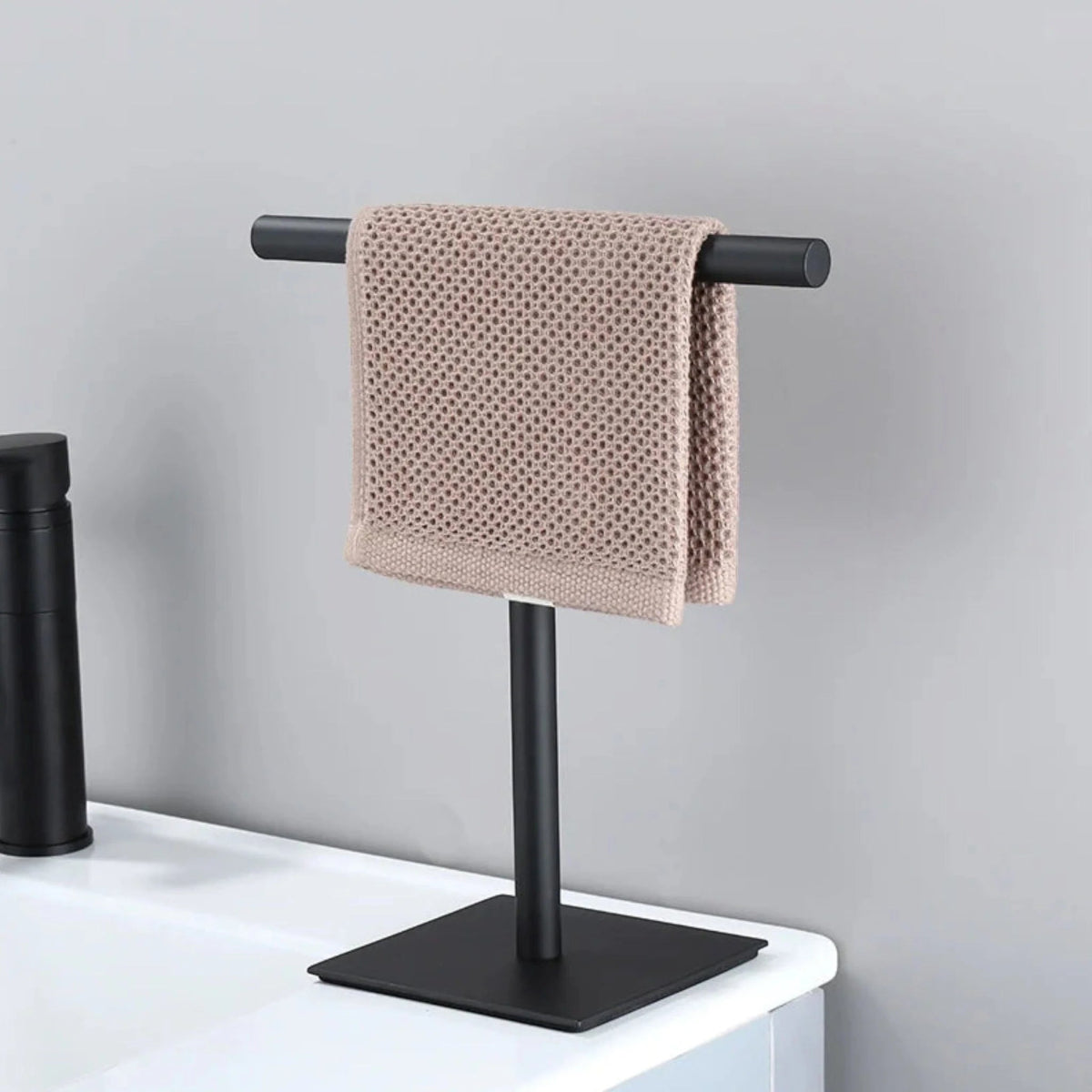 Freestanding Metal Hand Towel Rack for Bathroom - Lattea Global