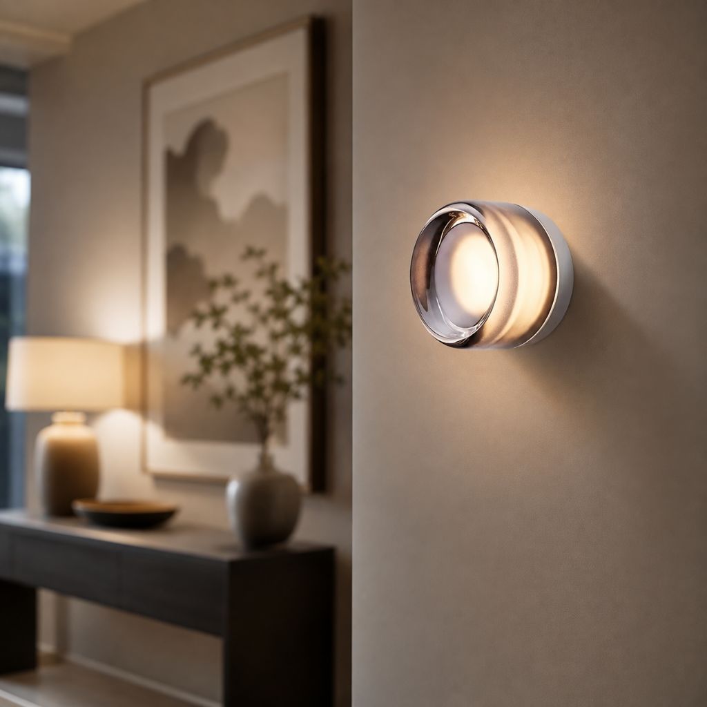 Frosted Glass Wall Sconce