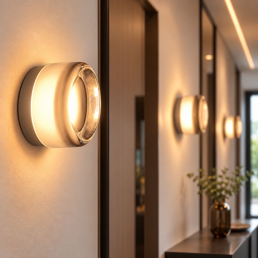Frosted Glass Wall Sconce