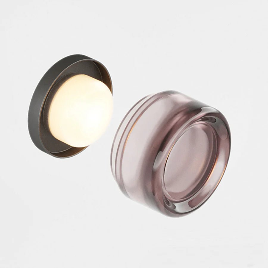 Frosted Glass Wall Sconce - Lattea Global