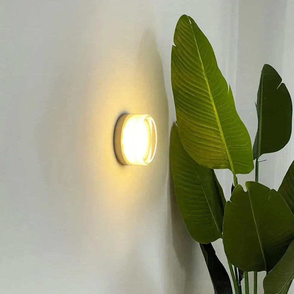 Frosted Glass Wall Sconce