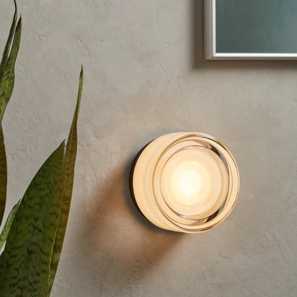 Frosted Glass Wall Sconce