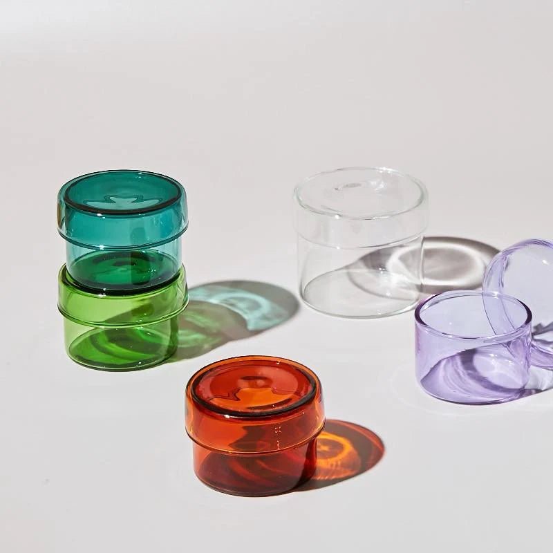 Glass Storage Jars with Lids for Organizing - Lattea Global