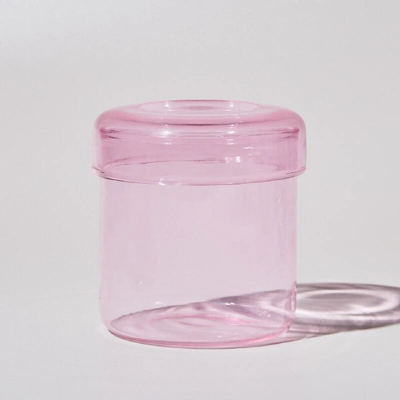 Glass Storage Jars with Lids for Organizing