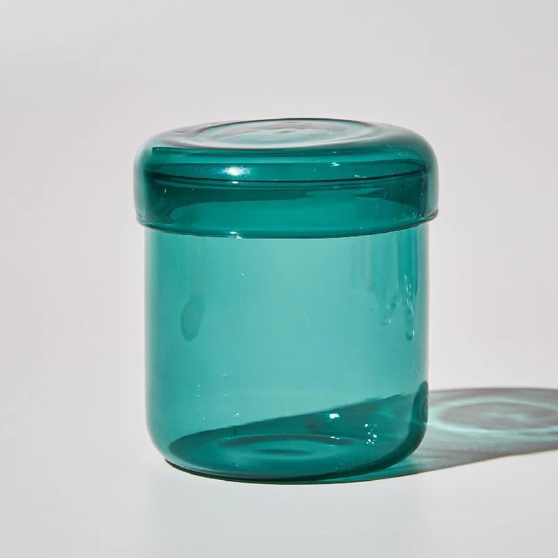 Glass Storage Jars with Lids for Organizing