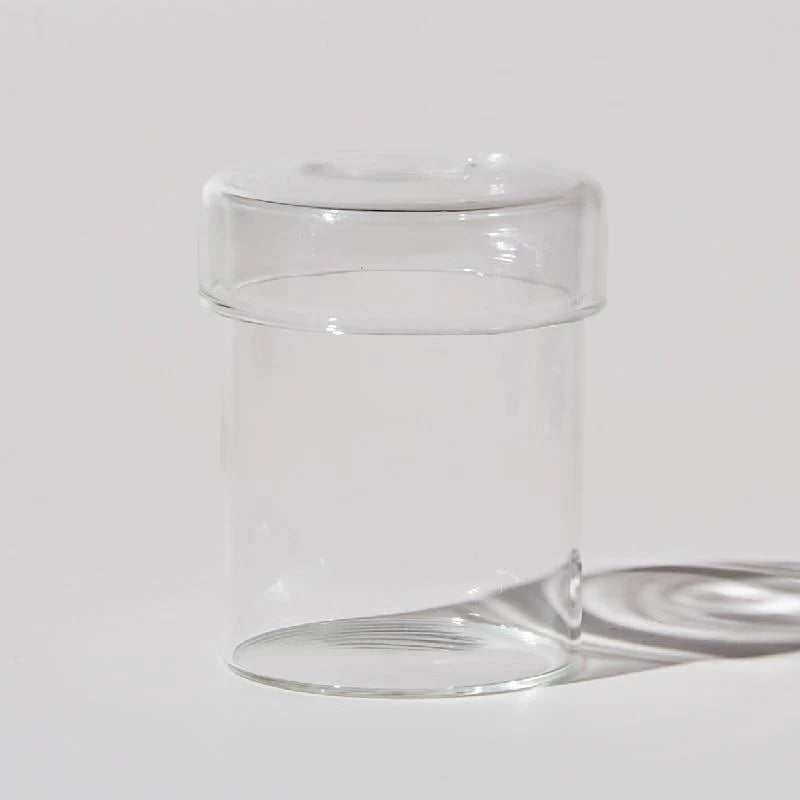 Glass Storage Jars with Lids for Organizing