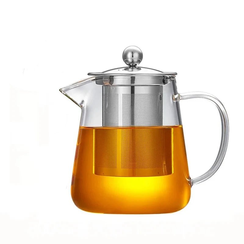Glass Teapot With Tea Strainer Infuser - Lattea Global
