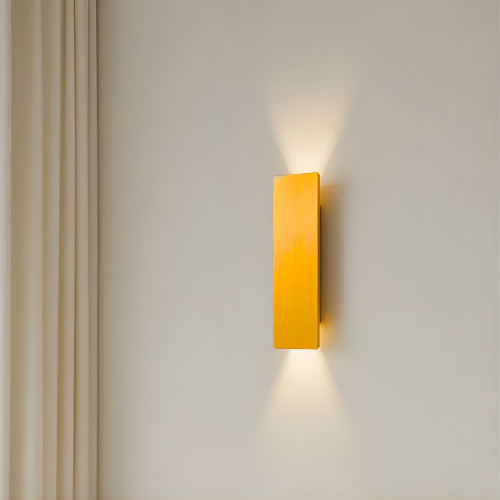 Golden Weatherproof LED Wall Lights - Outdoor Style and Durability