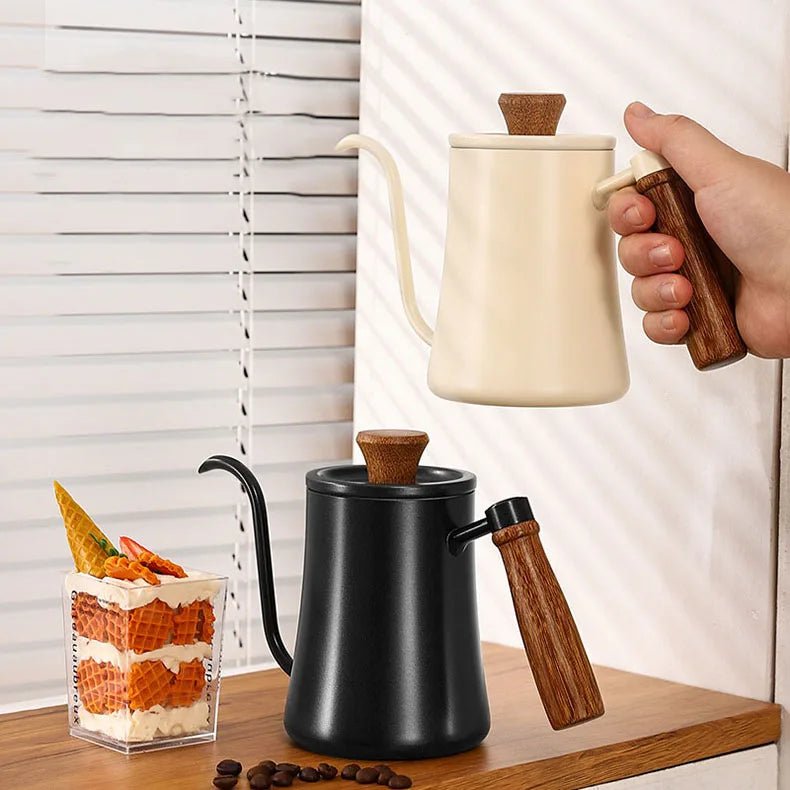 Gooseneck Kettle with Wooden Handle - Lattea Global