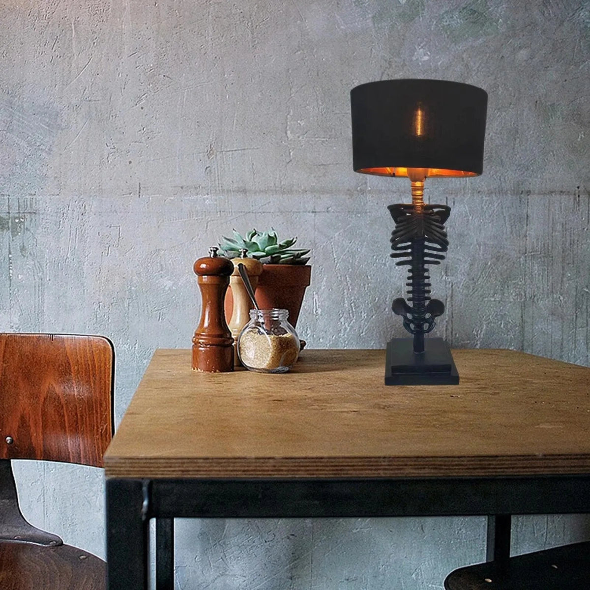 Gothic Skeleton Table Lamp - Lattea Global