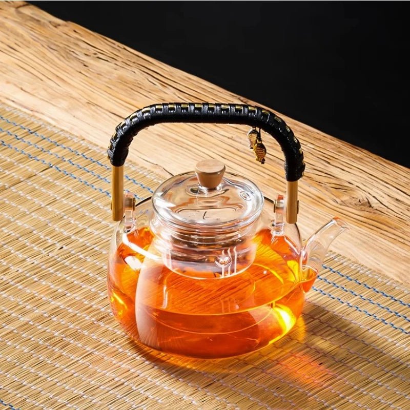 Heat - Resistant Glass Teapot with Infuser - Lattea Global