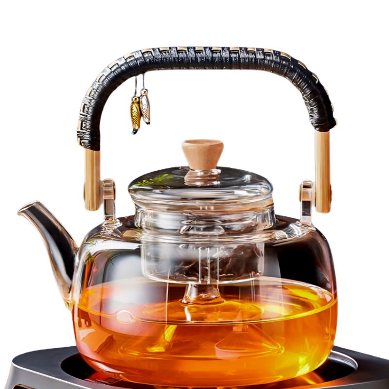 Heat - Resistant Glass Teapot with Infuser - Lattea Global