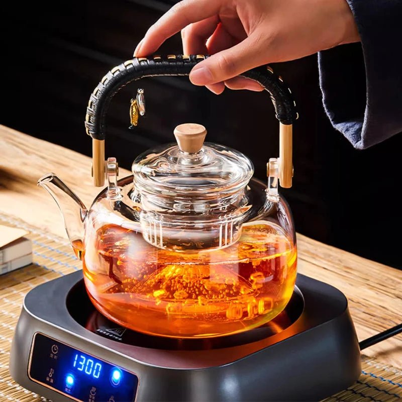 Heat - Resistant Glass Teapot with Infuser - Lattea Global